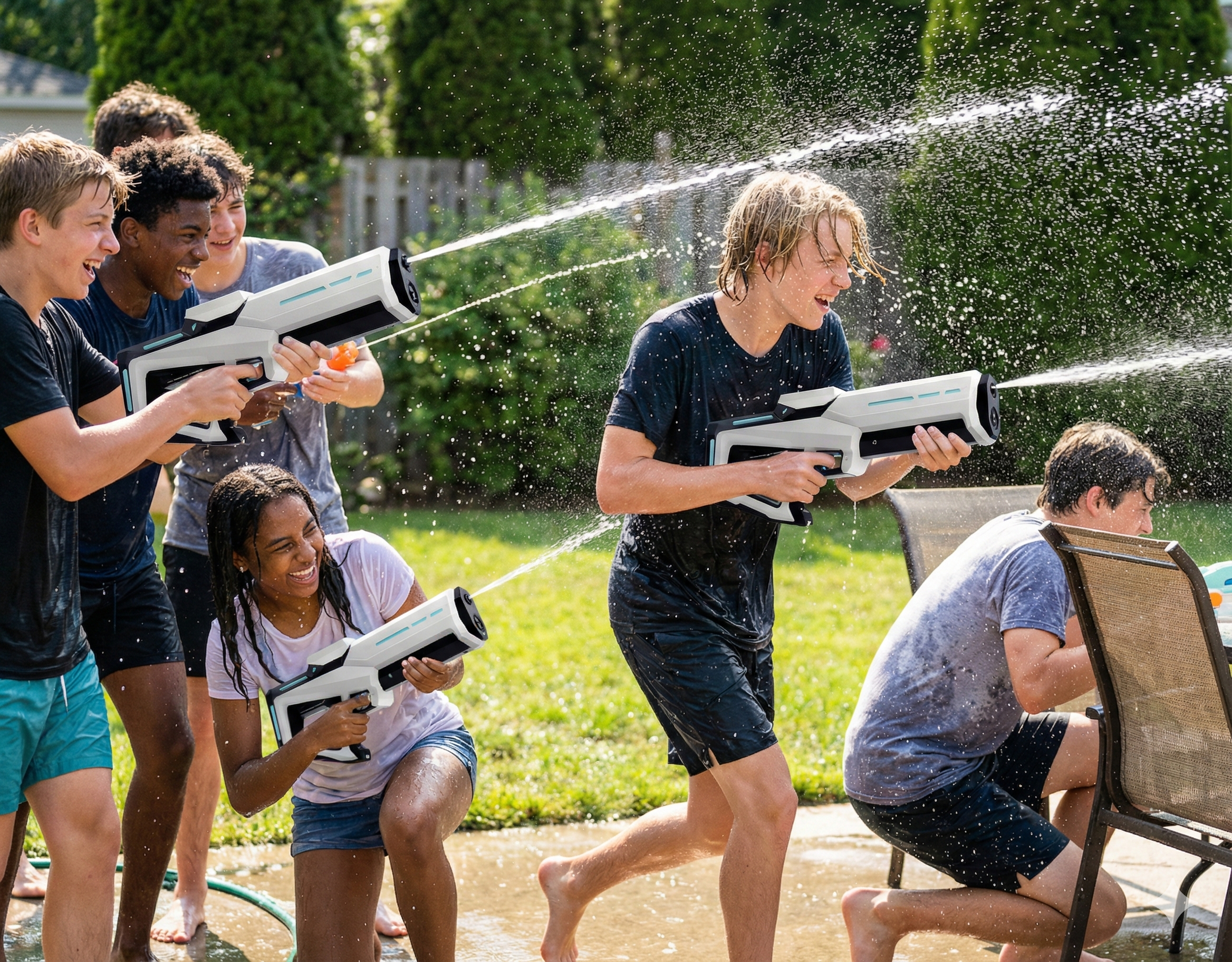 HydroBlast Pro en uso en verano